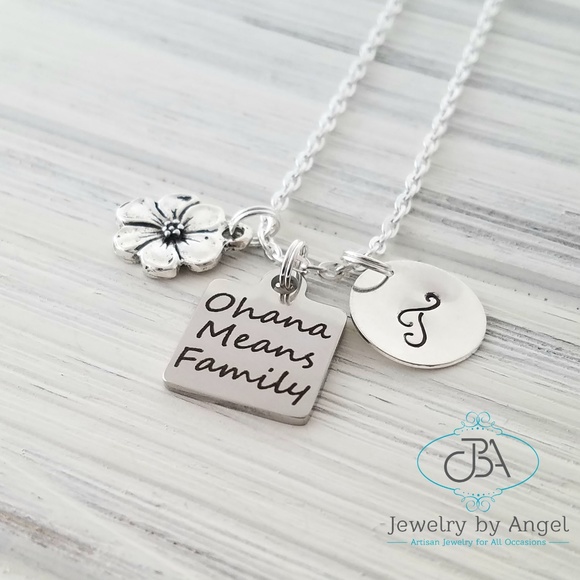 Lilo and Stitch Ohana Necklace Hawaiian  Jewelry - Picture 2 of 3